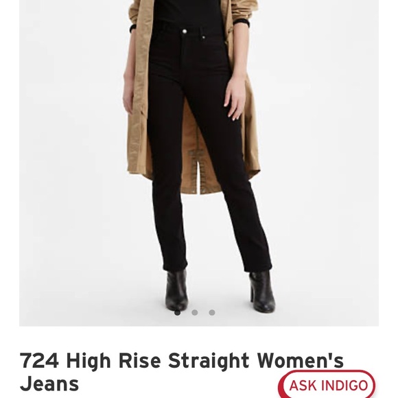 Levi’s 724 High Rise Straight Leg Women’s Jeans - Picture 1 of 7